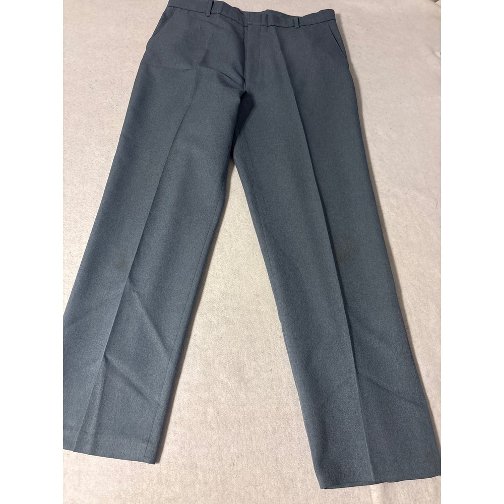 Levi's‎ Action Slacks Dress Pants Mens 35x31 Gray Excellent Straight Leg Vintage